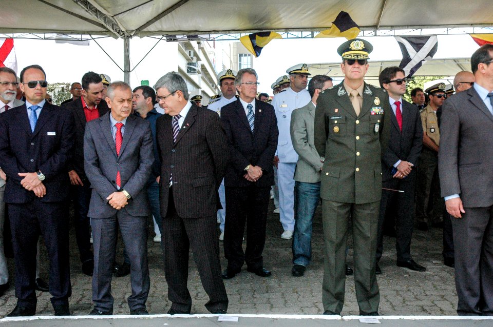 11.12.2017 - Vice-prefeito Idemar Barz na cerimônia de transmissão de Cargo de Comandante do 5º Distrito Naval