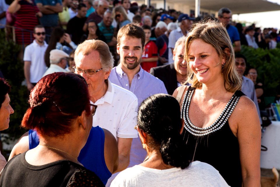08.04.2018 - Prefeita Paula Mascarenhas e o vice Idemar Barz participam do 81º GP Princesa do Sul de Turfe em homenagem à prefeita municipal - Foto: Gustavo Vara