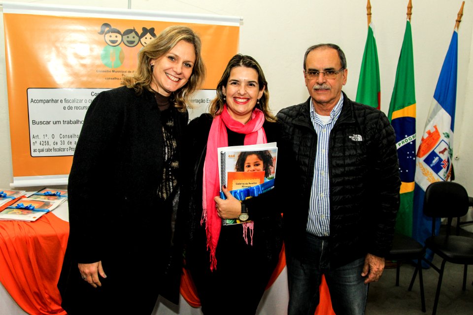 12.06.2018 - Prefeita Paula Mascarenhas e o vice Idemar Barz durante Posse do Conselho Municipal da Merenda Escolar - Foto: Gustavo Vara