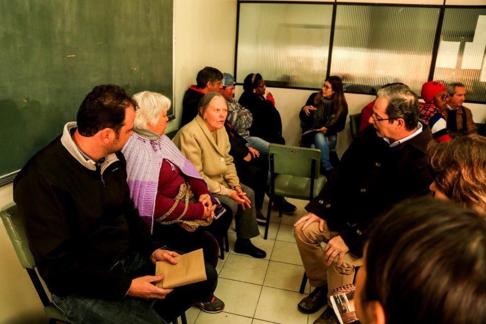 10.07.2018 - Consulta sobre o Plano de Mobilidade Urbana de Pelotas com idosos e cadeirantes - Foto: Gustavo Vara