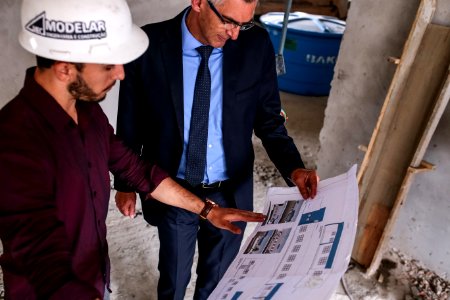 04.12.2017 Prefeito em exercício Viana visita obras - Fotos Gustavo Mansur