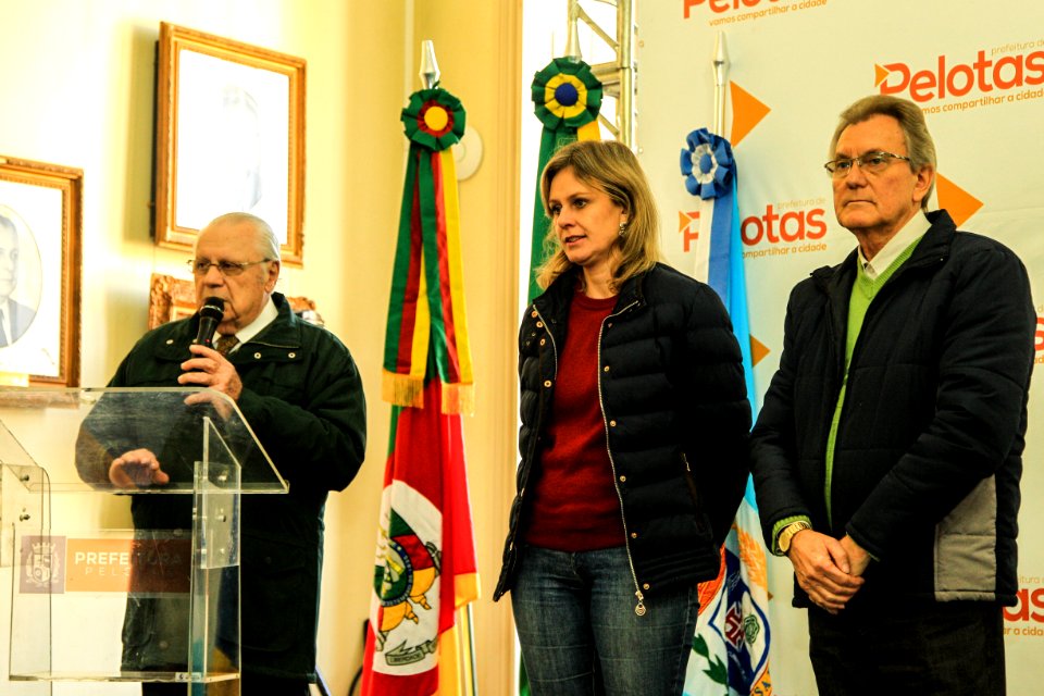 20.06.2018 - Prefeita Paula Mascarenhas e o vice Idemar Barz  durante acolhida aos novos servidores - Foto: Gustavo Vara