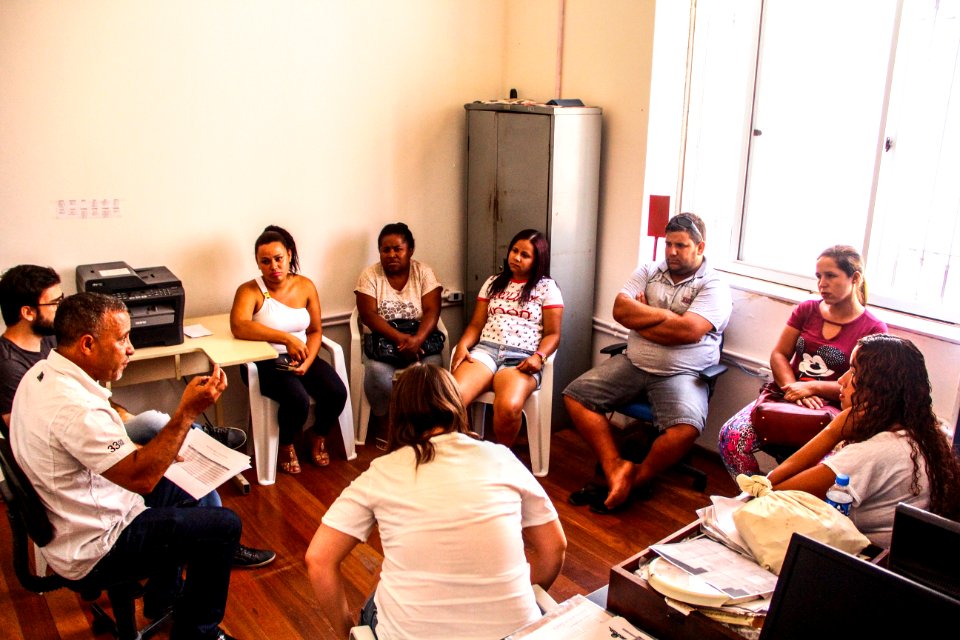 08.01.2018 - Reunião com  moradores do loteamento 8 de março sobre a infraestrutura do local
