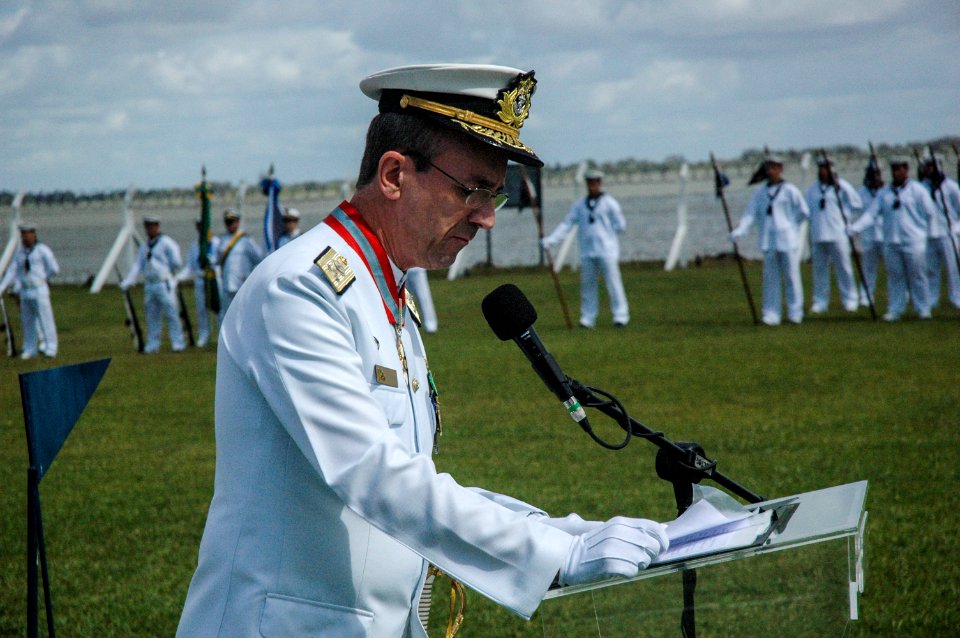 11.12.2017 - Vice-prefeito Idemar Barz na cerimônia de transmissão de Cargo de Comandante do 5º Distrito Naval