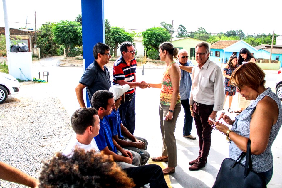 28.12.2017 - Prefeita Paula Mascarenhas em visita à UBS Sanga Funda - Rede Bem Cuidar