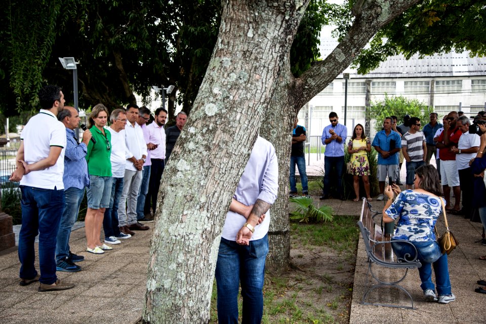 10.03.2018 - Prefeita Paula Mascarenhas e o vice Idemar Barz realizam entrega da revitalização da Praça Modelo - Foto: Gustavo Vara