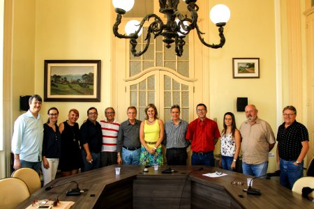 24.04.2018 - Prefeita Paula Mascarenhas e o vice Idemar Barz assinam termo de cooperação de saúde, com APAE e Cerenepe - Foto: Gustavo Vara