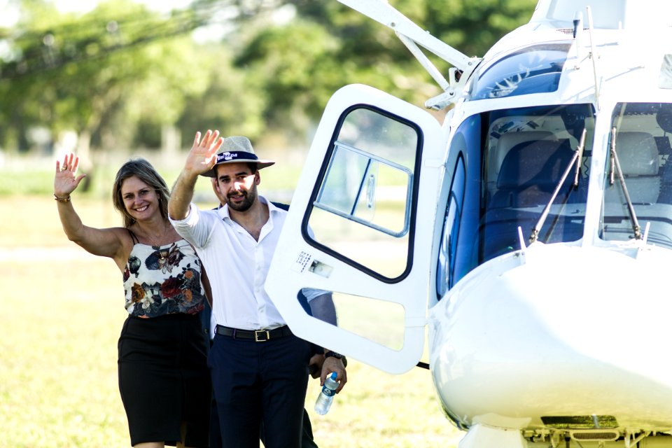 22.02.2019 - Prefeita Paula Mascarenhas e o Governador do Rio Grande do Sul, Eduardo Leite realizam a abertura oficial da 29ª Colheita do Arroz - Foto: Gustavo Vara