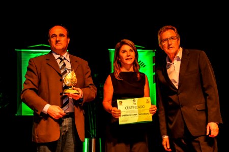 04.12.2017 - Vice-Prefeito Idemar Barz na entrega do prêmio destaque no desenvolvimento do agronegócio gaúcho em Porto Alegre RS