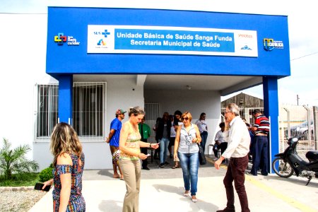 28.12.2017 - Prefeita Paula Mascarenhas em visita à UBS Sanga Funda - Rede Bem Cuidar