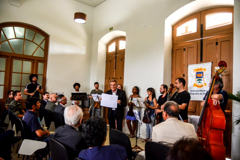 14.12.2017 - Vice-prefeito Idemar Barz na entrega de títulos sociais beneméritos do IHGPEL - Instituto Histórico Geográfico de Pelotas