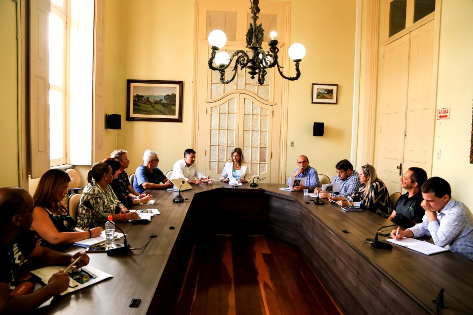 26.02.2018 -   Prefeita Paula Mascarenhas em reunião sobre o projeto TAMPART   - Foto: Gustavo Vara