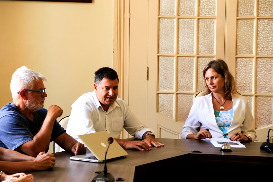 26.02.2018 -   Prefeita Paula Mascarenhas em reunião sobre o projeto TAMPART   - Foto: Gustavo Vara