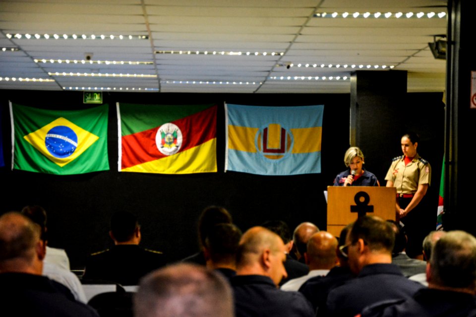 13.12.2017 - Vice-prefeito Idemar Barz na Passagem de Comando do 3º Batalhão de Bombeiro Militar