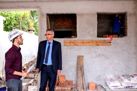 04.12.2017 Prefeito em exercício Viana visita obras - Fotos Gustavo Mansur