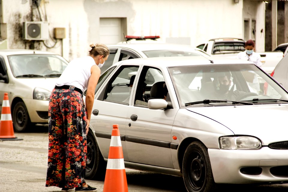 13.02.2021 Prefeita Paula Mascarenhas Acompanha vacinação no Drive-thru Foto: Rodrigo Chagas