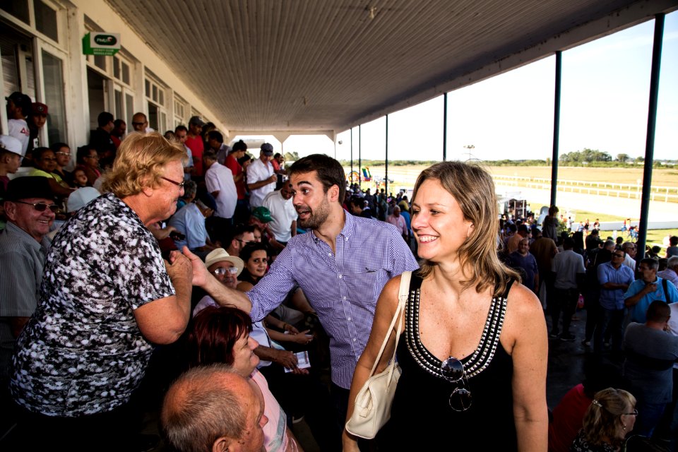 08.04.2018 - Prefeita Paula Mascarenhas e o vice Idemar Barz participam do 81º GP Princesa do Sul de Turfe em homenagem à prefeita municipal - Foto: Gustavo Vara