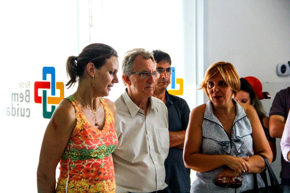 28.12.2017 - Prefeita Paula Mascarenhas em visita à UBS Sanga Funda - Rede Bem Cuidar