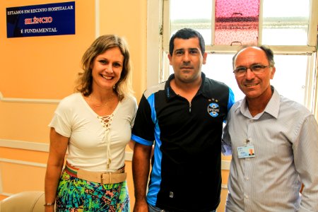 17.01.2018 - Prefeita Paula Mascarenhas na adesão da maternidade da Santa Casa de Misericórdia ao Pacto Pelotas Pela Paz