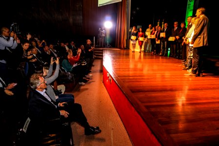 04.12.2017 - Vice-Prefeito Idemar Barz na entrega do prêmio destaque no desenvolvimento do agronegócio gaúcho em Porto Alegre RS