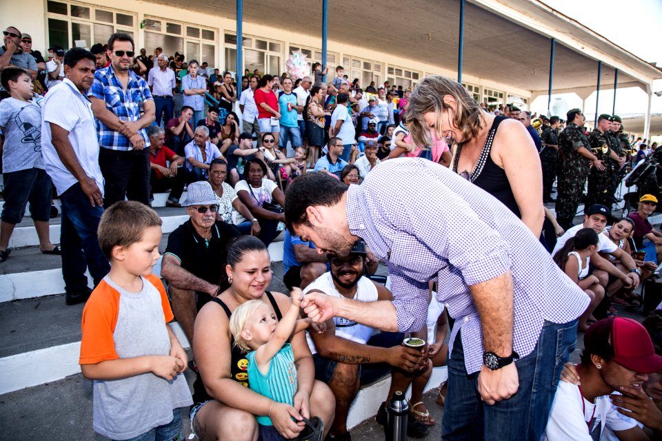 08.04.2018 - Prefeita Paula Mascarenhas e o vice Idemar Barz participam do 81º GP Princesa do Sul de Turfe em homenagem à prefeita municipal - Foto: Gustavo Vara