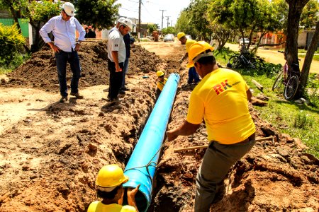 24.10.2017 - Prefeita Paula Mascarenhas em visita às obras do Sanep, ruas: Barros Cassal, Joaquim Vieira da Cunha, Arnaldo Mesquita de Menezes, Henrique Lorea