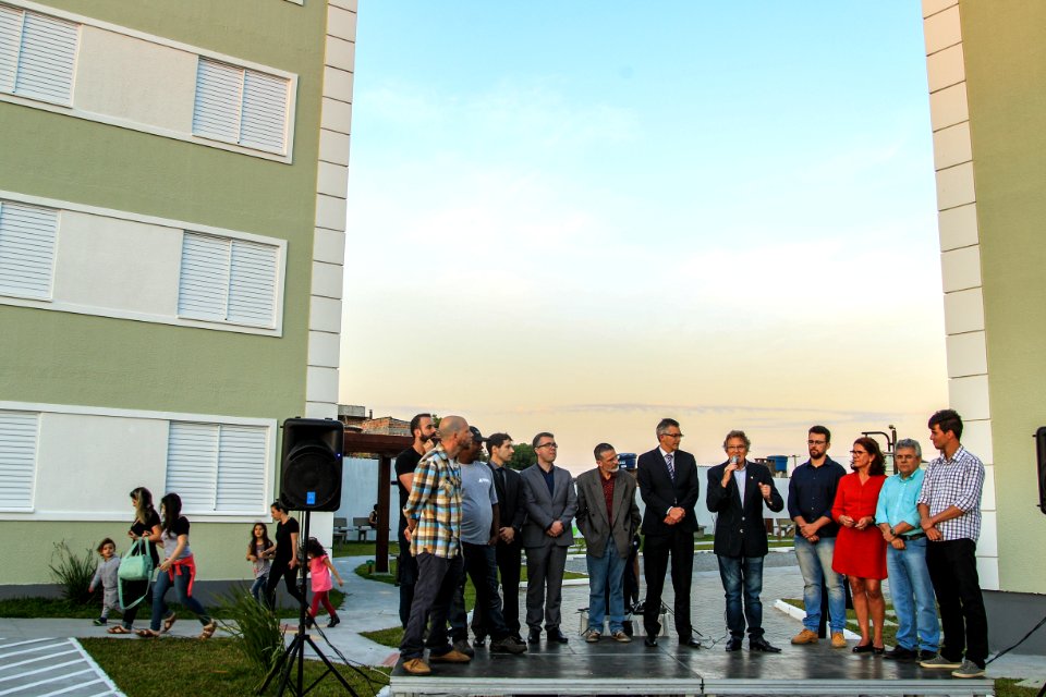 25.10.2017 - Vice-prefeito Idemar Barz na entrega do Residencial das Flores