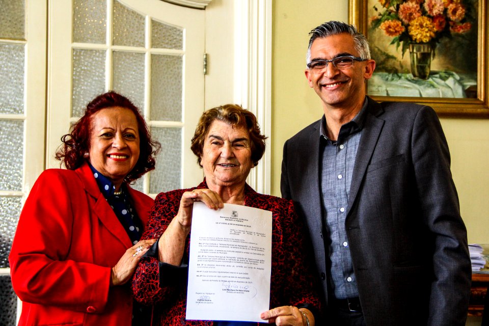 05.12.2017 - Prefeito em Exercício Luiz Henrique Viana na assinatura da Lei “Semana da Mamografia” Vereadora Zilda