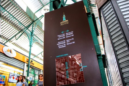 16.01.2018 - Novas placas de identificação instaladas no Mercado Central