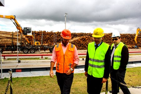 04.12.2017 - Prefeito em exercício Luiz Henrique Viana visita o Porto de Pelotas