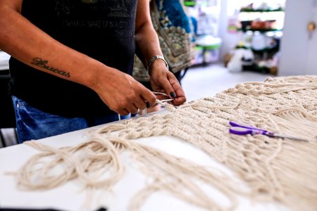 19.04.2018 Saúde promove oficina de Macramé - Fotos Gustavo Mansur