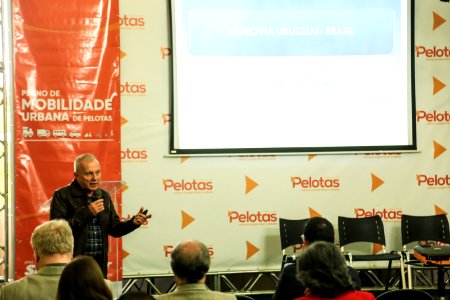 18.07.2018 - Prefeita Paula Mascarenhas durante o 3º Seminário Temático “Mobilidade Regional - Atualidade e Perspectivas  que compõem a construção do Plano de Mobilidade de Pelotas - Foto: Gustavo Vara