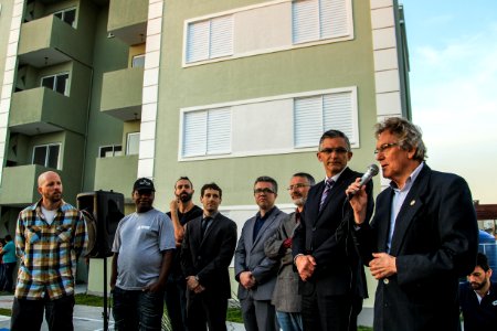25.10.2017 - Vice-prefeito Idemar Barz na entrega do Residencial das Flores