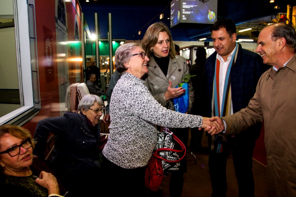 05.06.2018 - Prefeita Paula Mascarenhas e o vice Idemar Barz durante a abertura da 26ª Fenadoce no Centro de Eventos de Pelotas - Foto: Gustavo Vara