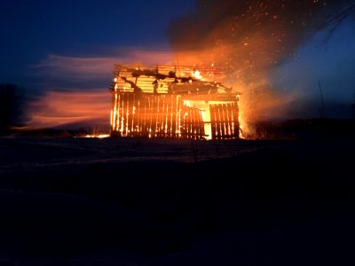 Poland. Fire