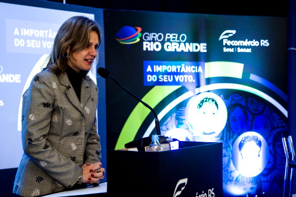 05.06.2018 - Prefeita Paula Mascarenhas e o vice Idemar Barz durante a abertura da 26ª Fenadoce no Centro de Eventos de Pelotas - Foto: Gustavo Vara