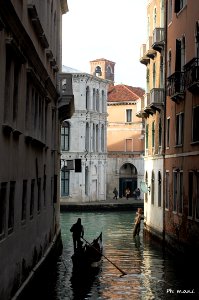 Gondola Canale Venezia Italy photo