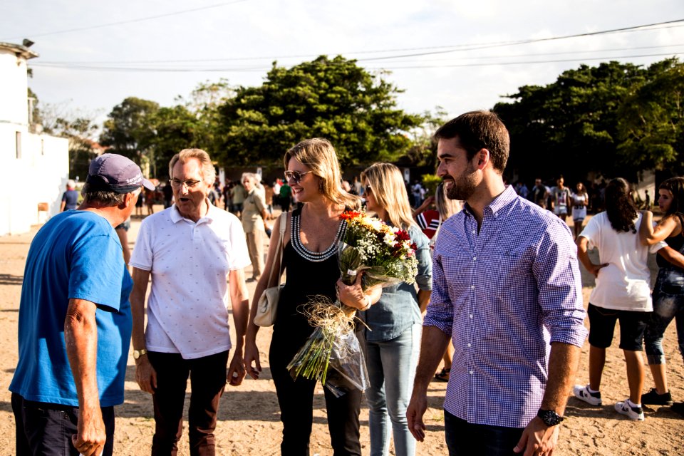 08.04.2018 - Prefeita Paula Mascarenhas e o vice Idemar Barz participam do 81º GP Princesa do Sul de Turfe em homenagem à prefeita municipal - Foto: Gustavo Vara