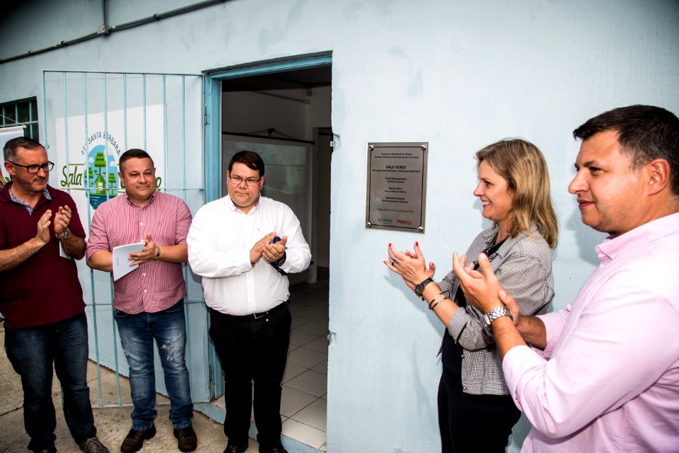 22.10.2018 - Prefeita Paula Mascarenhas durante cerimônia de 50 anos da Barragem Santa Bárbara - Foto: Gustavo Vara
