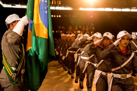 03.08.2019 - Formatura do Curso Básico de Formação de Policial Militar, Polo Pelotas, com a presença do governador Eduardo Leite - Foto: Gustavo Vara