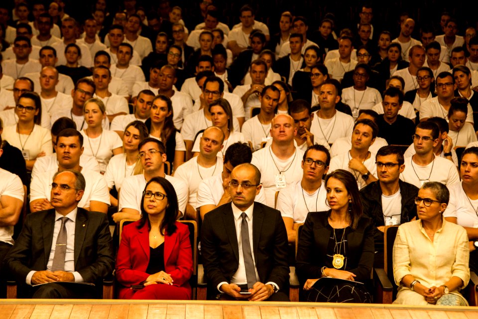 29.04.2019 - Prefeita Paula Mascarenhas realiza palestra para alunos do curso de formação profissional na Academia de Polícia Civil, em Porto Alegre - Foto: Gustavo Vara