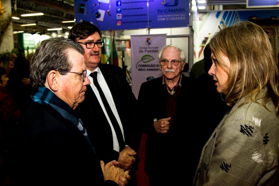 05.06.2018 - Prefeita Paula Mascarenhas e o vice Idemar Barz durante a abertura da 26ª Fenadoce no Centro de Eventos de Pelotas - Foto: Gustavo Vara