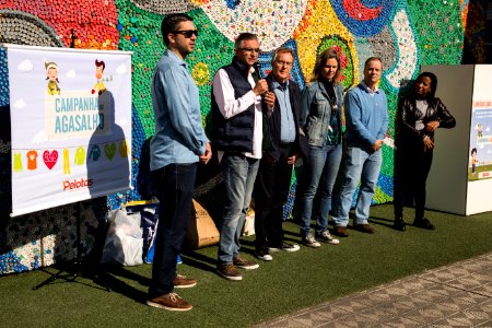 26.05.2018 - Prefeita Paula Mascarenhas e o vice Idemar Barz na lançamento da Campanha do Agasalho no Mercado Público - Foto: Gustavo Vara
