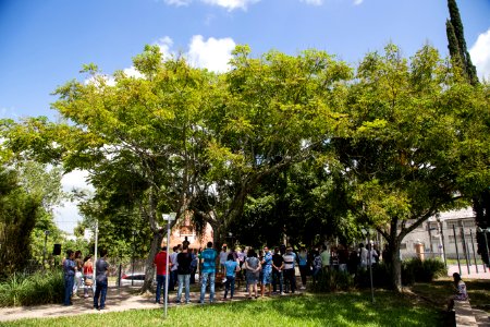 10.03.2018 - Prefeita Paula Mascarenhas e o vice Idemar Barz realizam entrega da revitalização da Praça Modelo - Foto: Gustavo Vara