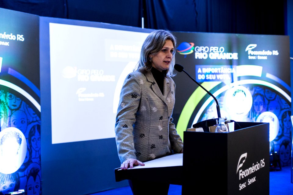 05.06.2018 - Prefeita Paula Mascarenhas e o vice Idemar Barz durante a abertura da 26ª Fenadoce no Centro de Eventos de Pelotas - Foto: Gustavo Vara