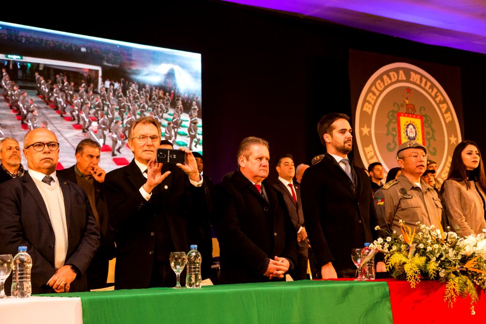 03.08.2019 - Formatura do Curso Básico de Formação de Policial Militar, Polo Pelotas, com a presença do governador Eduardo Leite - Foto: Gustavo Vara