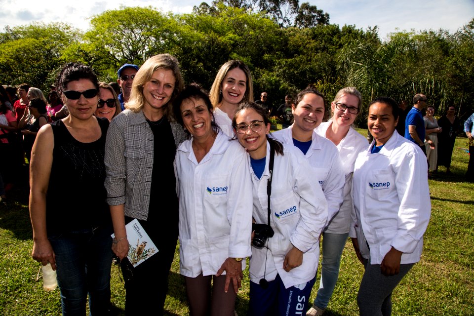 22.10.2018 - Prefeita Paula Mascarenhas durante cerimônia de 50 anos da Barragem Santa Bárbara - Foto: Gustavo Vara