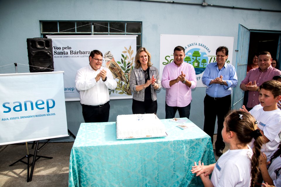22.10.2018 - Prefeita Paula Mascarenhas durante cerimônia de 50 anos da Barragem Santa Bárbara - Foto: Gustavo Vara