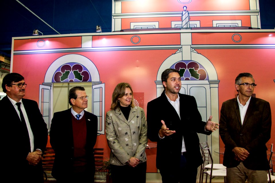 05.06.2018 - Prefeita Paula Mascarenhas e o vice Idemar Barz durante a abertura da 26ª Fenadoce no Centro de Eventos de Pelotas - Foto: Gustavo Vara