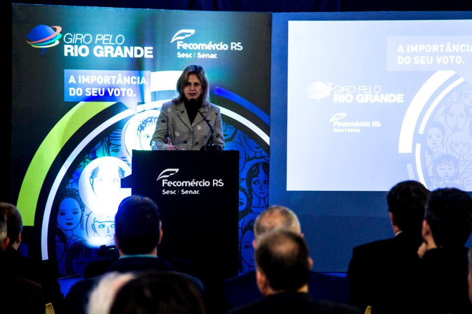 05.06.2018 - Prefeita Paula Mascarenhas e o vice Idemar Barz durante a abertura da 26ª Fenadoce no Centro de Eventos de Pelotas - Foto: Gustavo Vara